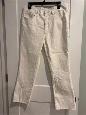 Good American Women’s Good Legs Straight White Jeans 12/31